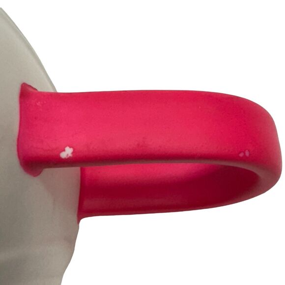 Starbucks Coffee 2018 Valentine's Mug Cup White Pink Handle Rainbow 12oz - Picture 6 of 8